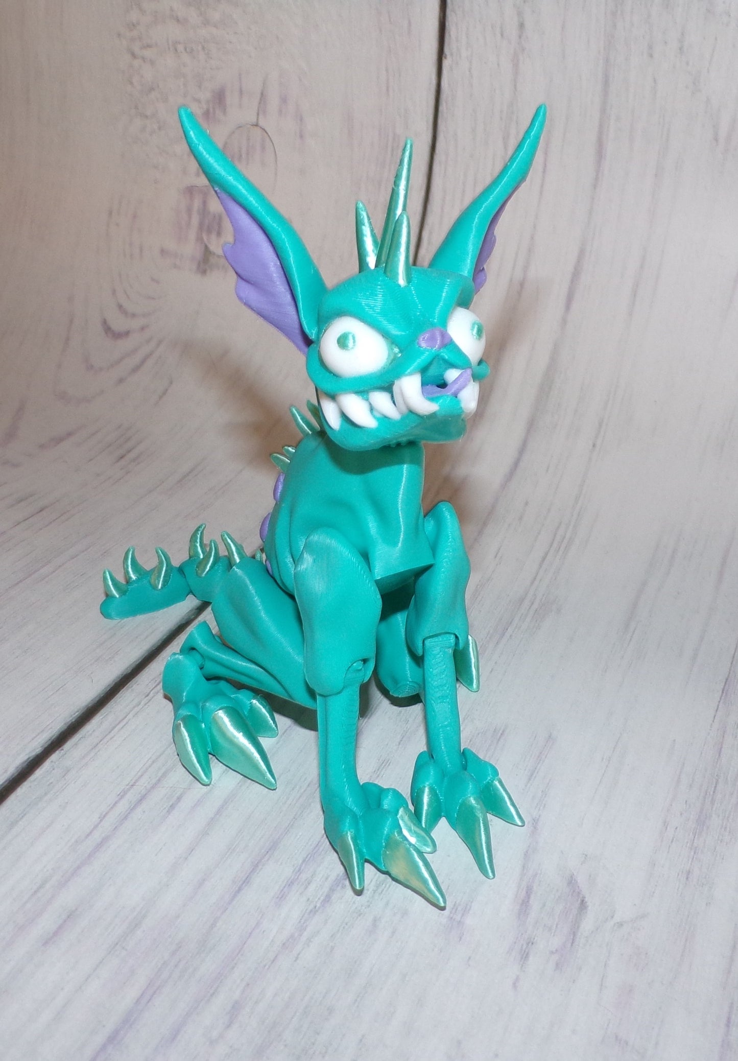 Chupacabra 3d printed Articulated Figurine - Wonderland 3D Printing 