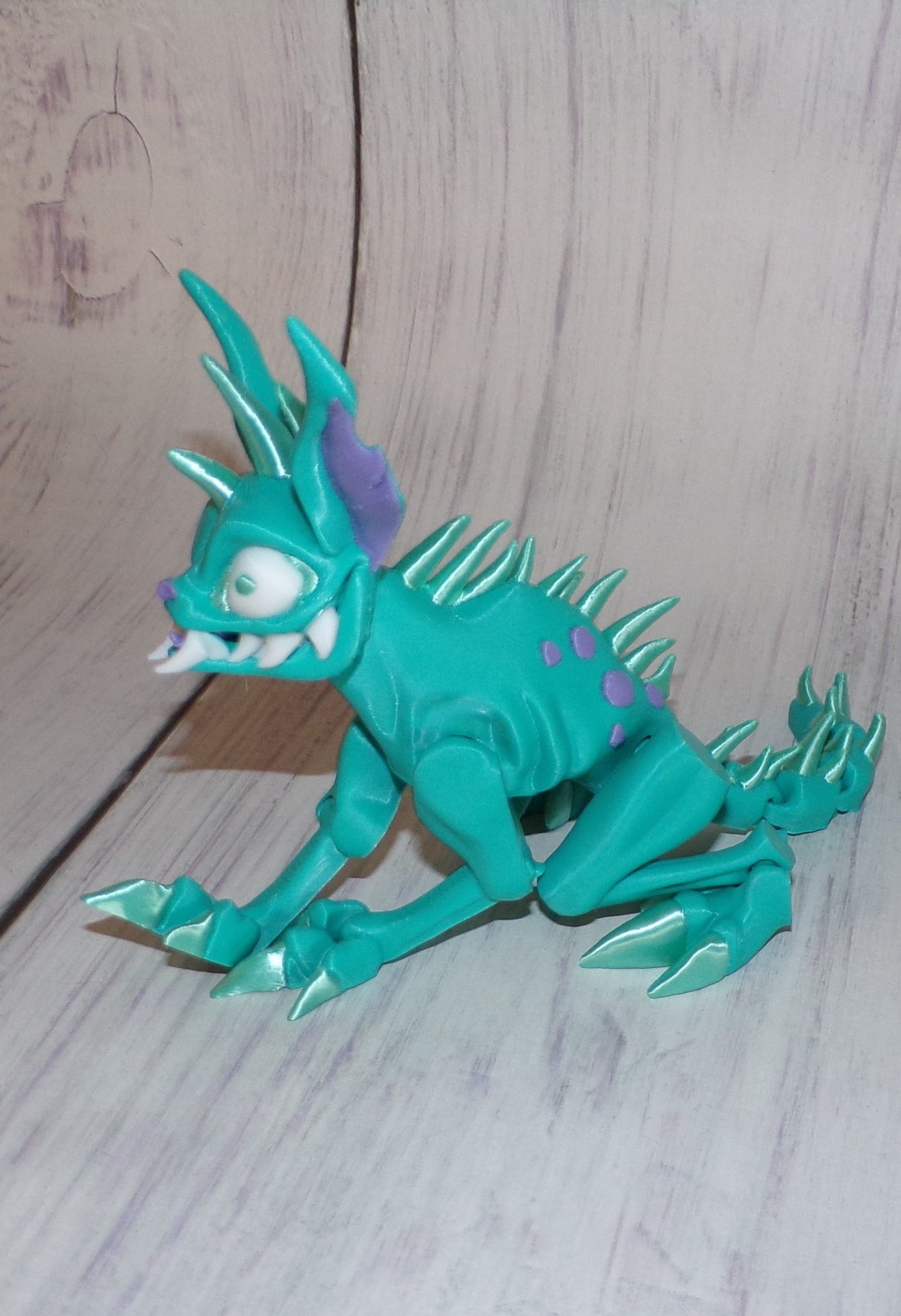 Chupacabra 3d printed Articulated Figurine - Wonderland 3D Printing 