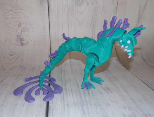 Kelpie 3d printed Articulated Figurine - Wonderland 3D Printing 