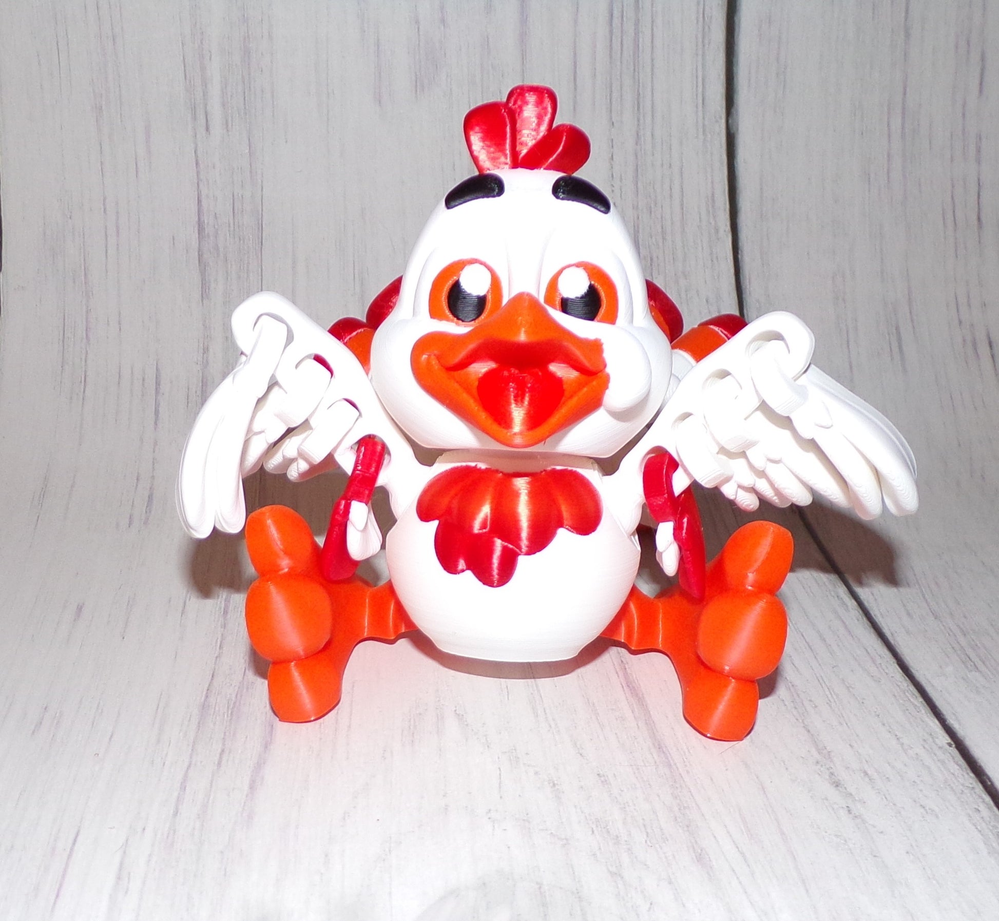 Turkey 3D Printed Articulated Figurine - Wonderland 3D Printing 