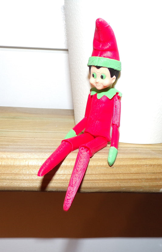 Elf 3D Printed Articulated Figurine - Wonderland 3D Printing 