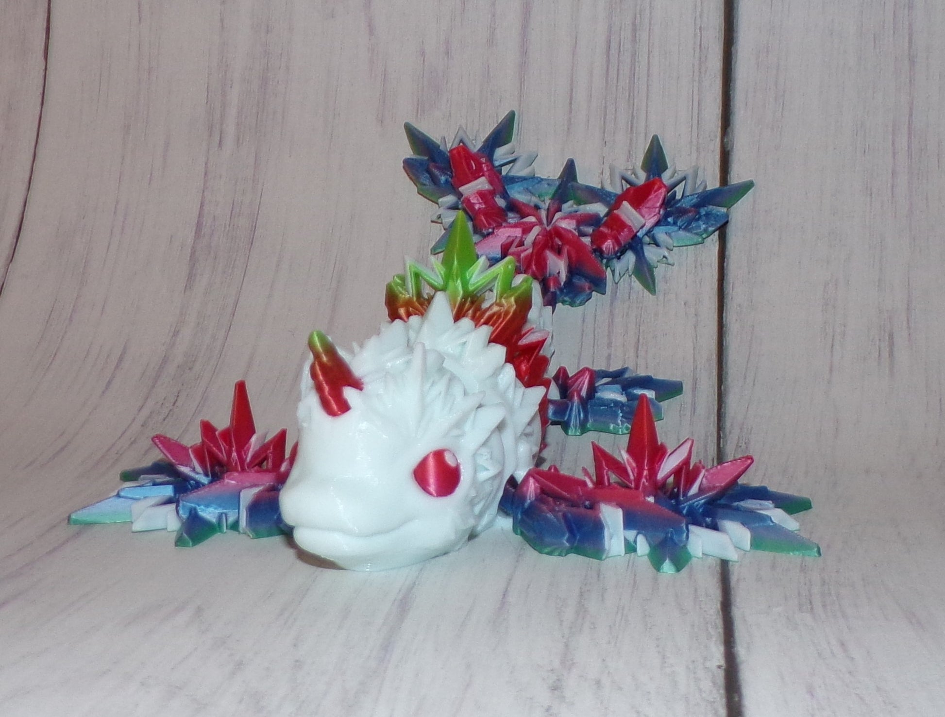 Frostphin 3d printed Articulated Figurine - Wonderland 3D Printing 