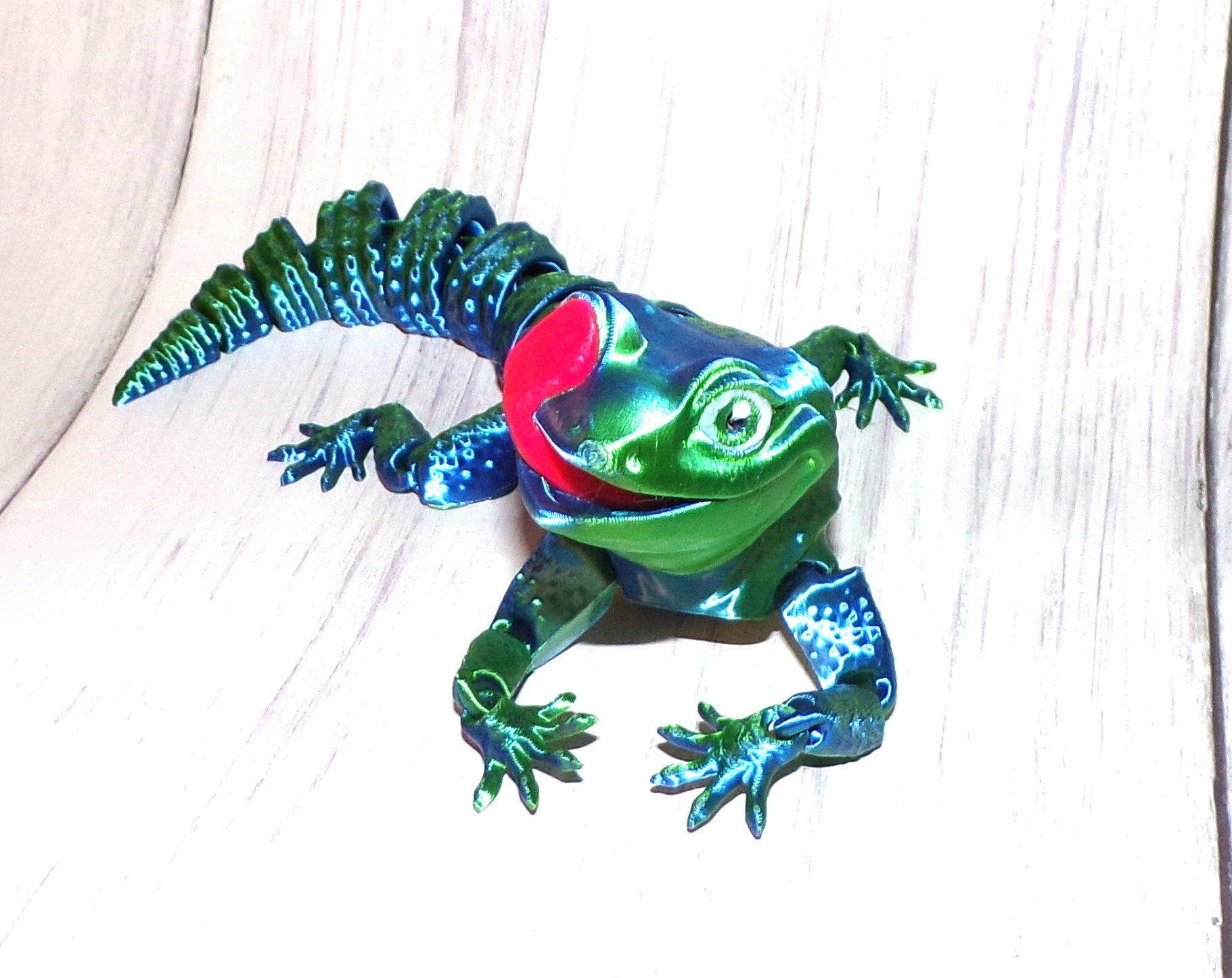 Licking Gecko - Wonderland 3D Printing 