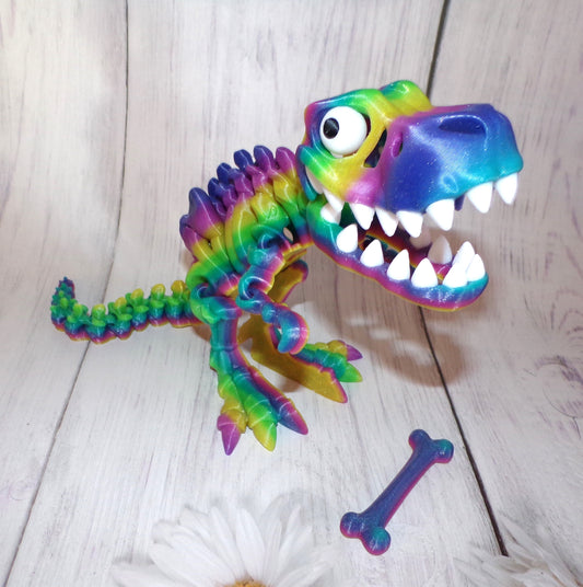 T-Rex Skeleton : 3D Printing Articulated - Wonderland 3D Printing 