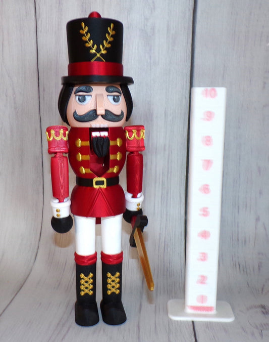Nutcracker 3d Printed Articulated Figurine - Wonderland 3D Printing 