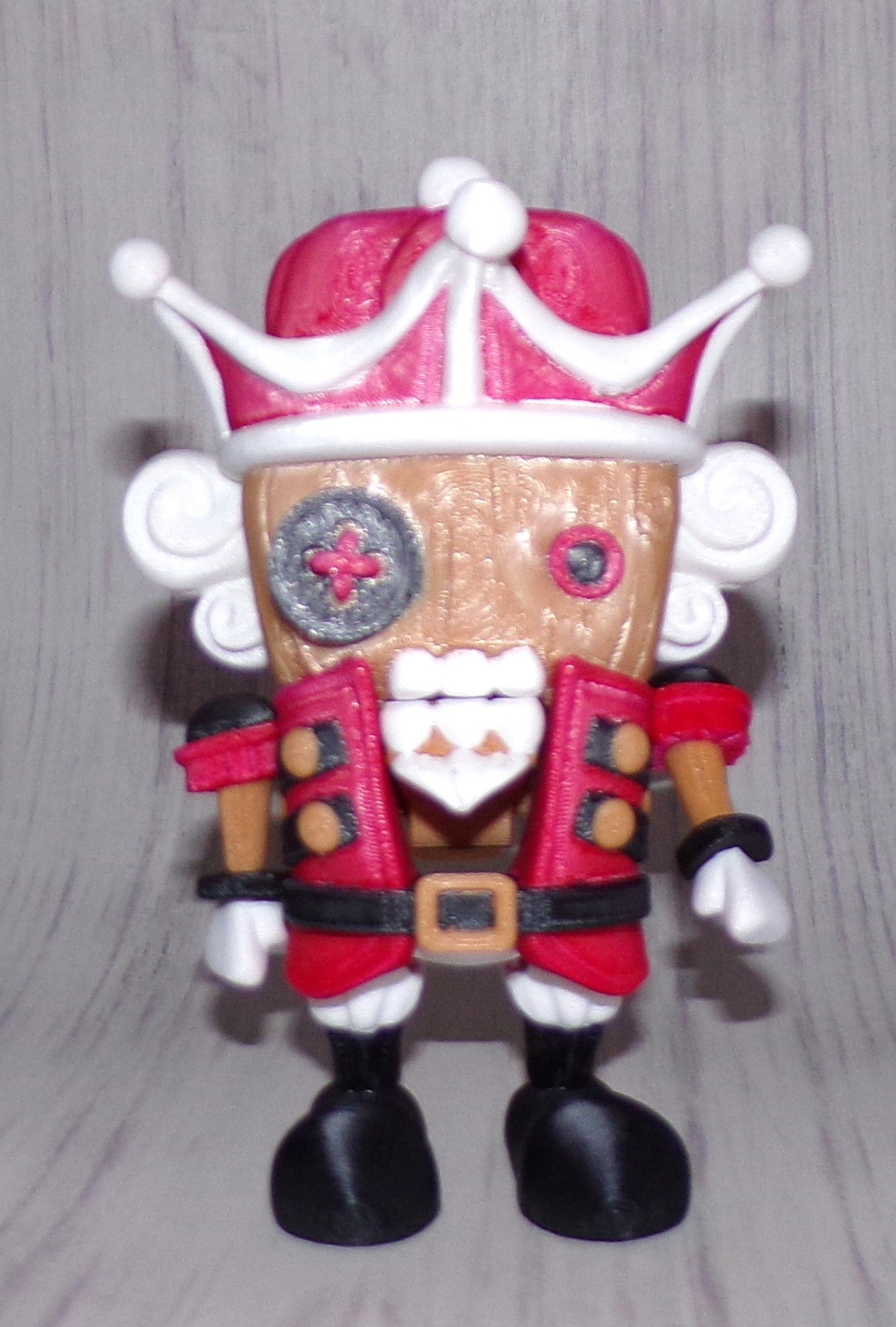 Nutcracker3d printed Articulated Figurine - Wonderland 3D Printing 