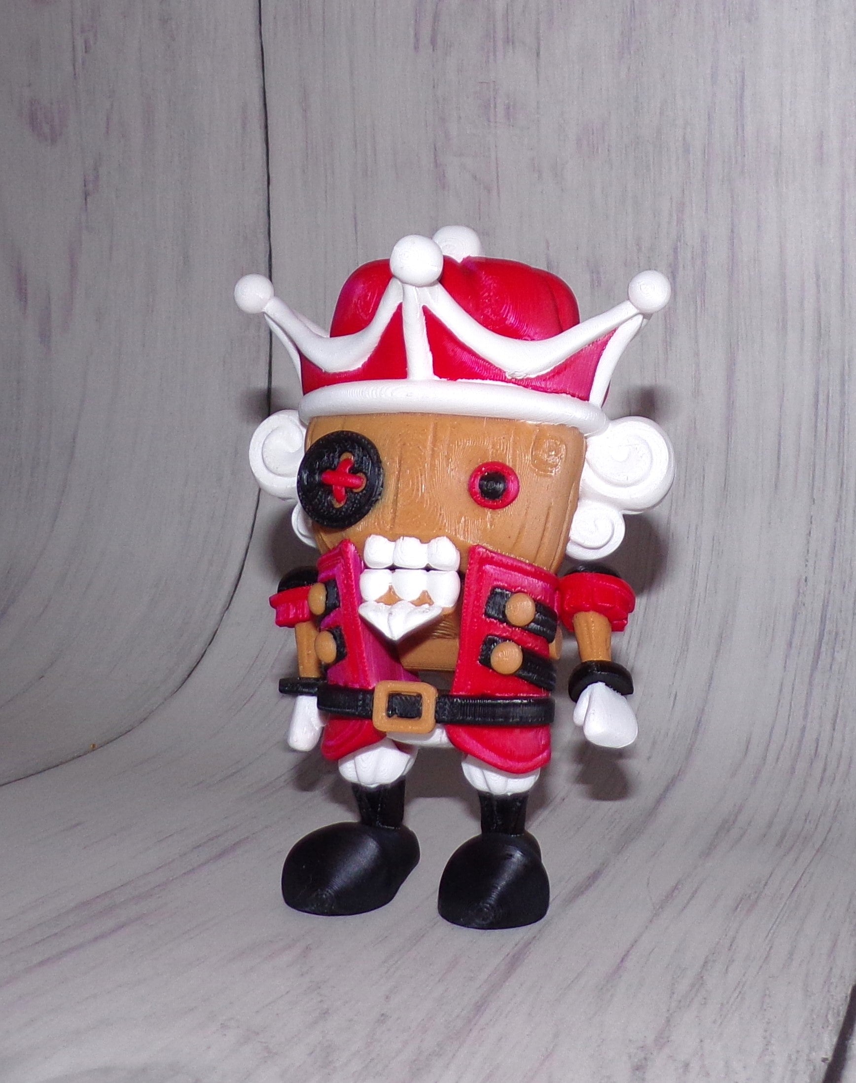 Nutcracker3d printed Articulated Figurine - Wonderland 3D Printing 