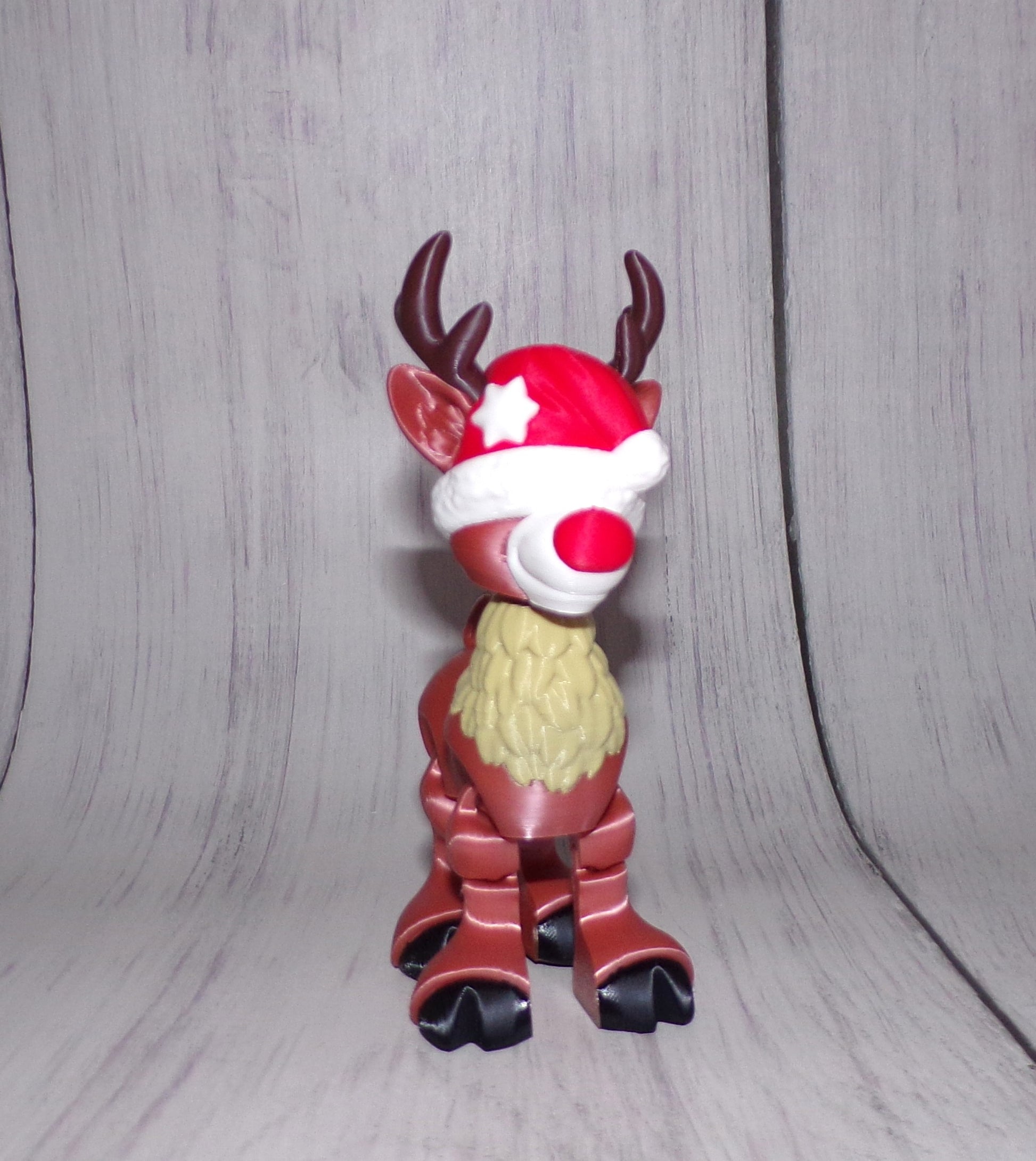 Reindeer 3D Printed Articulated Figurine - Wonderland 3D Printing 