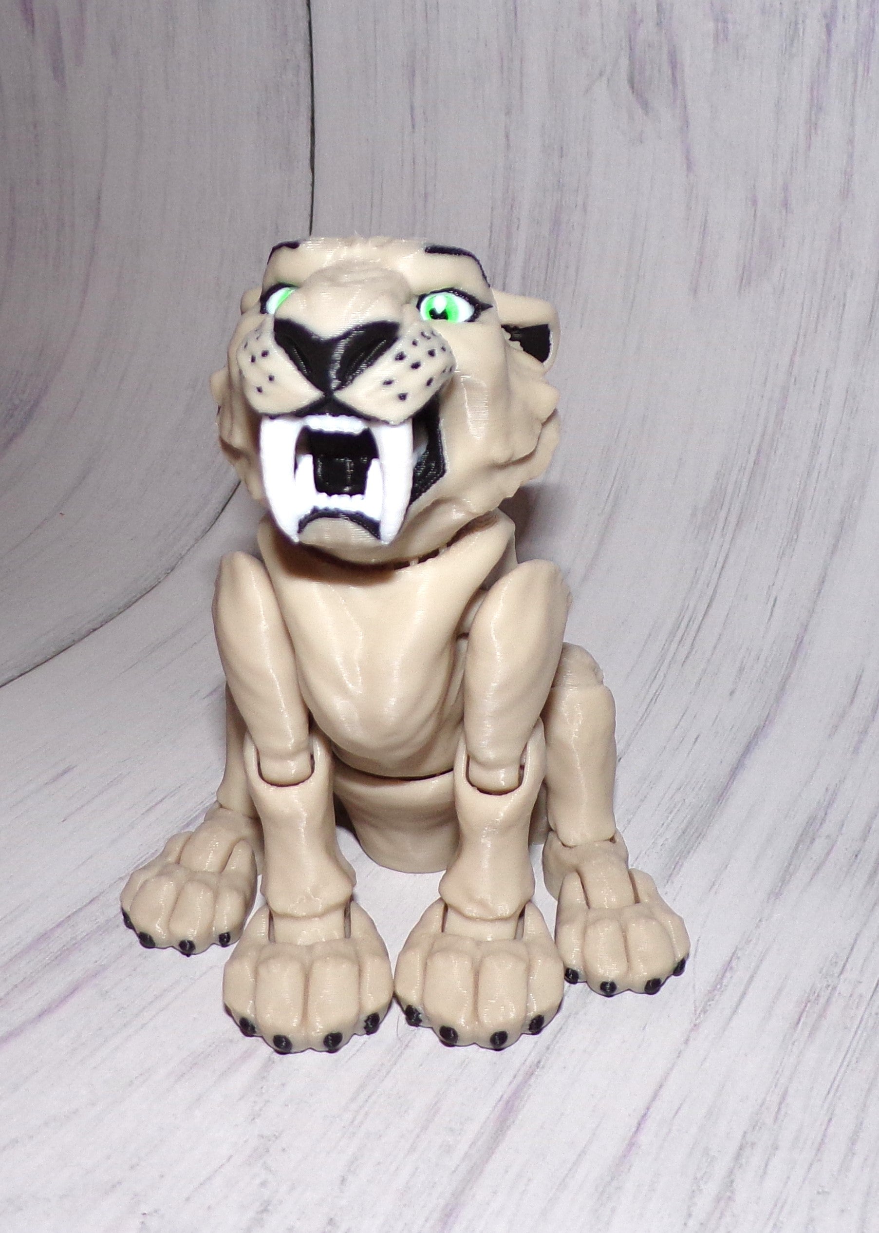 Saber Tooth Tiger - Wonderland 3D Printing 