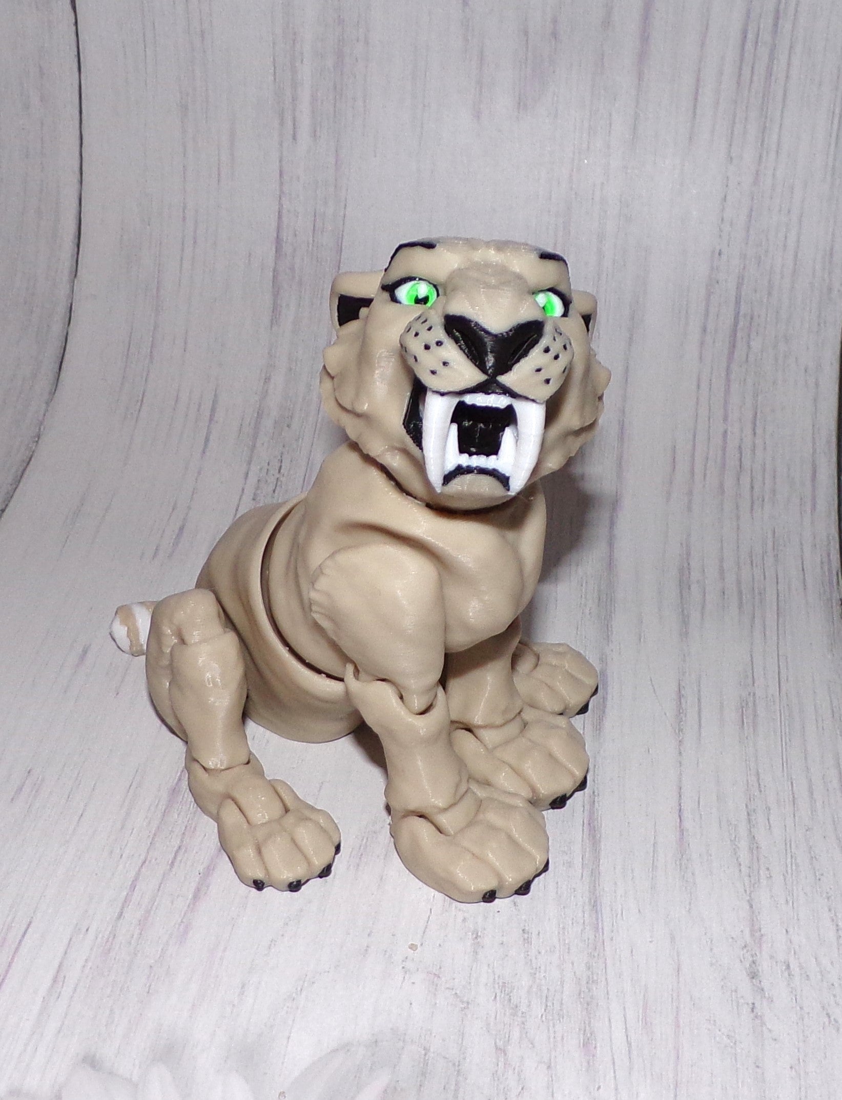 Saber Tooth Tiger - Wonderland 3D Printing 