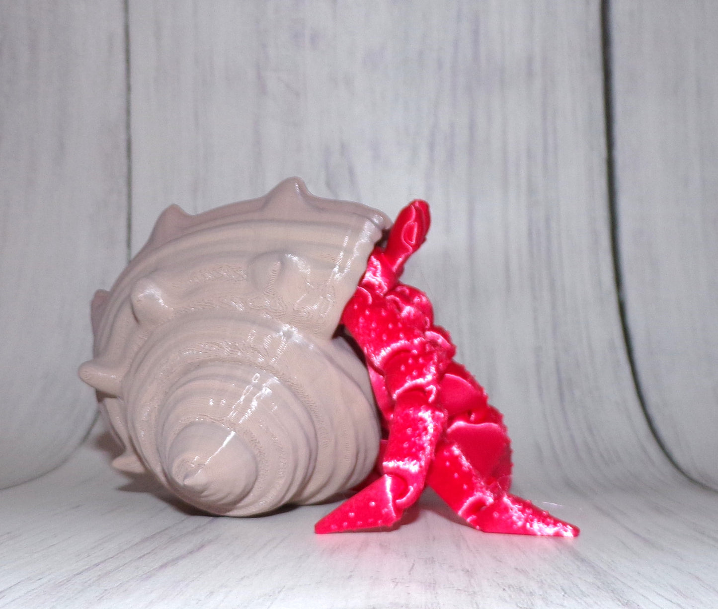 Hermit Crab Articulated 3d Printed Figurine - Wonderland 3D Printing 