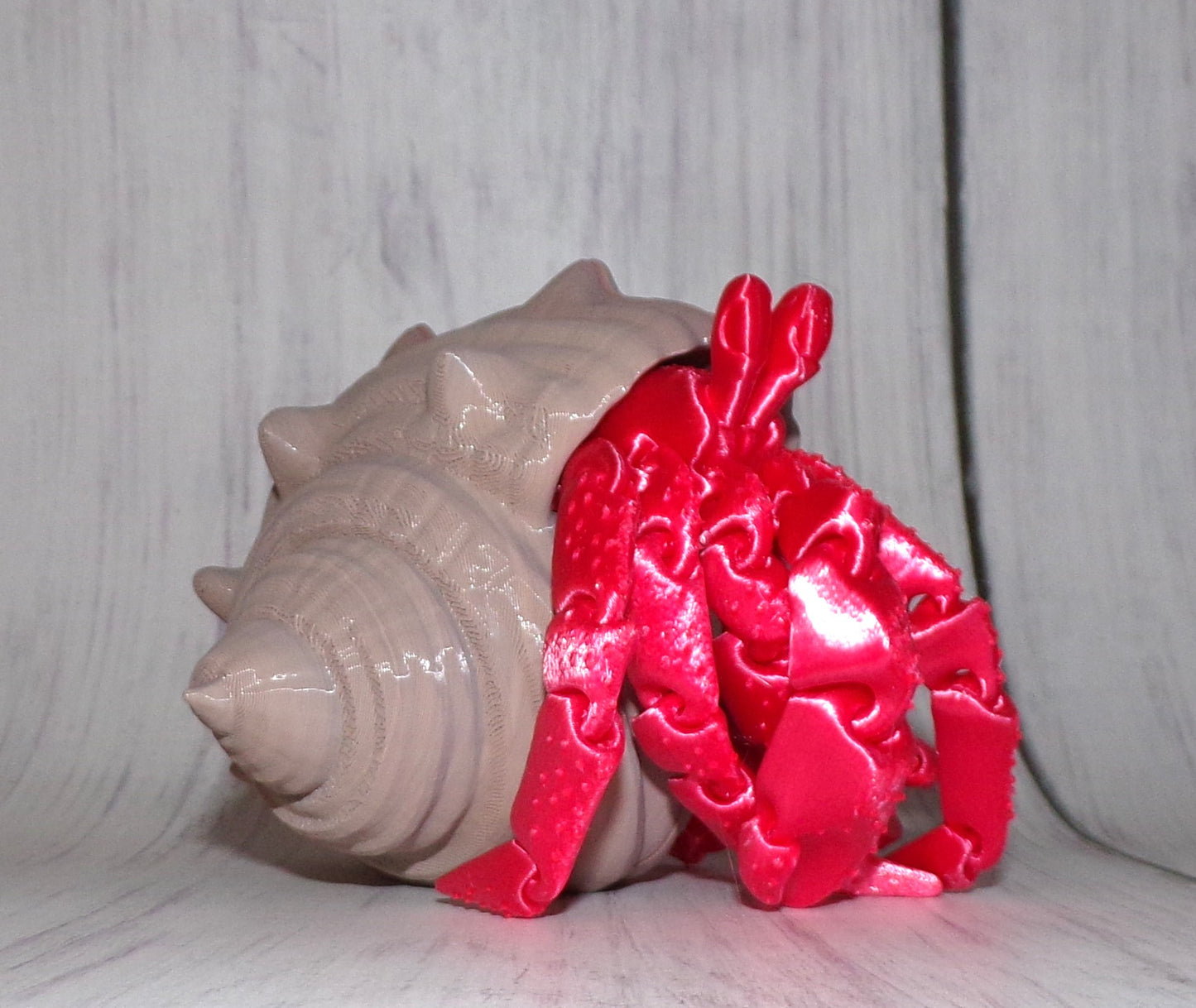 Hermit Crab Articulated 3d Printed Figurine - Wonderland 3D Printing 