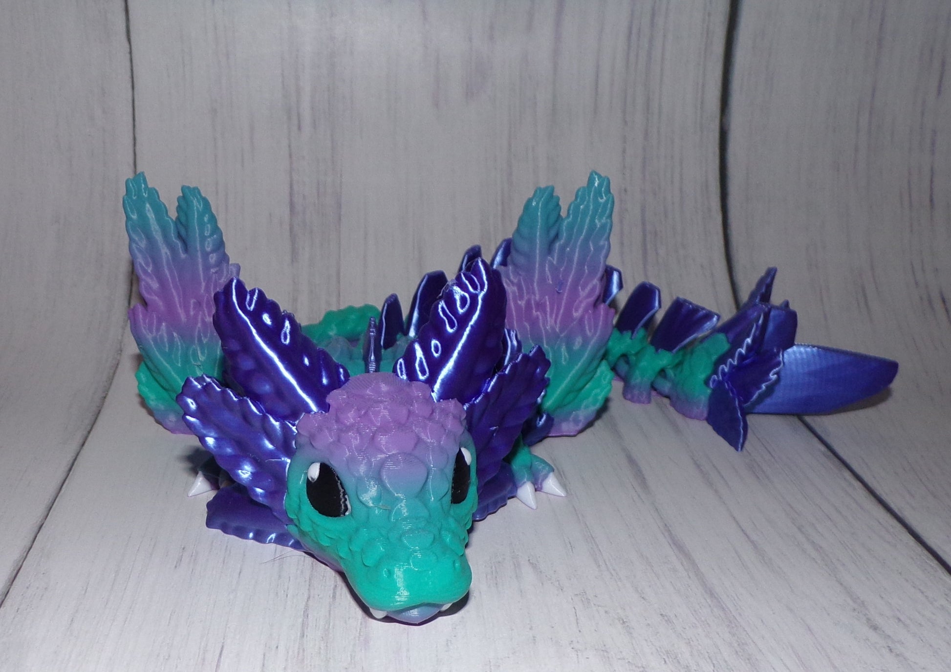 Baby Axolotl 3D Printed Articulated Figurine - Wonderland 3D Printing 