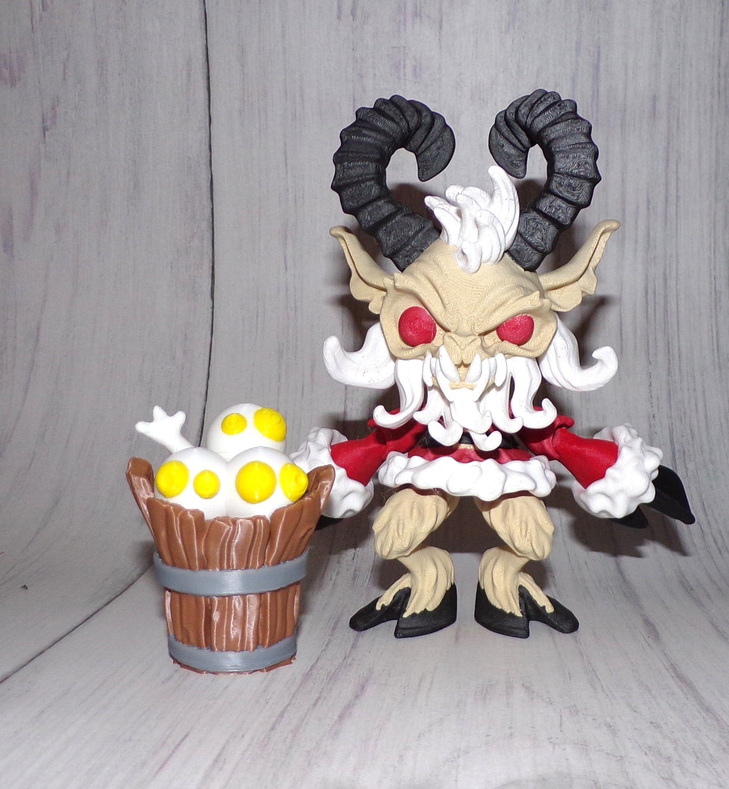 Krampus 3d Printed Articulated Figurine - Wonderland 3D Printing 