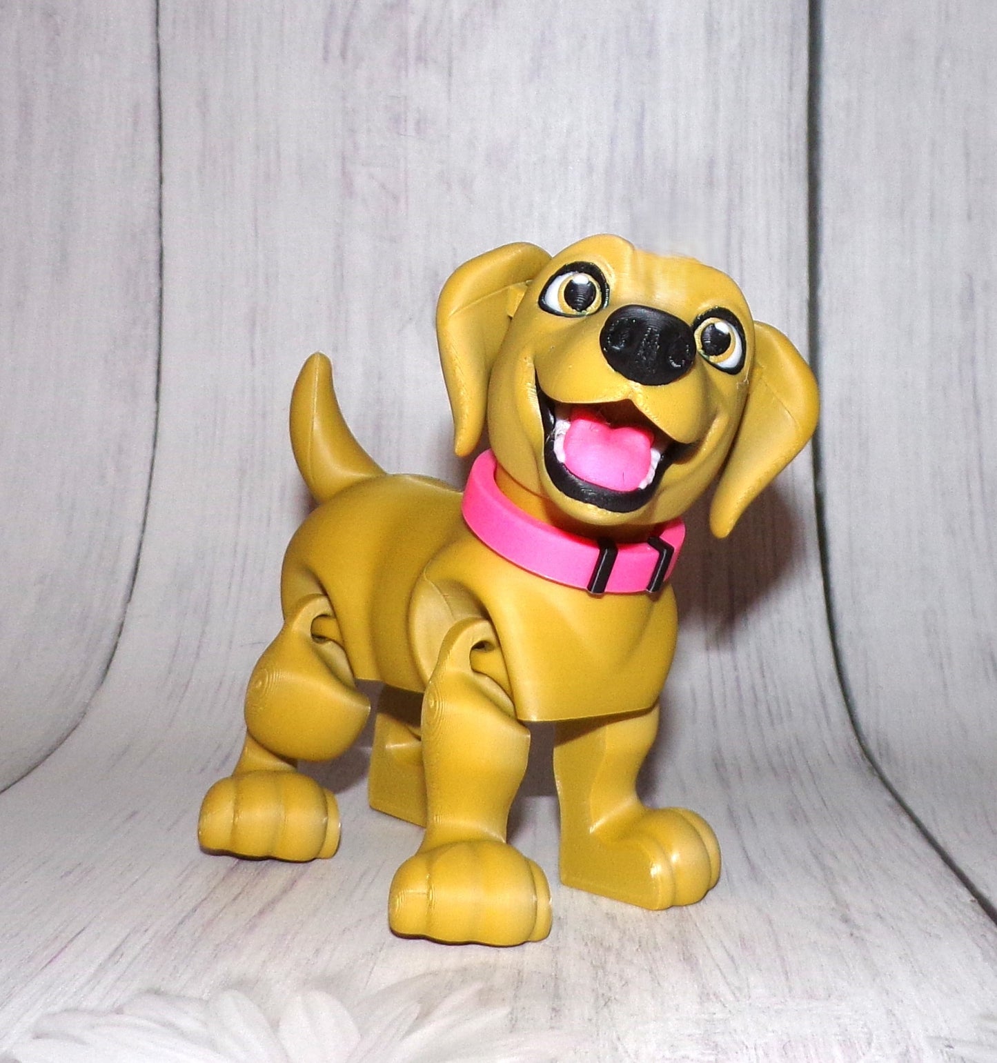 Labrador  3D Printed Articulated Figurine - Wonderland 3D Printing 