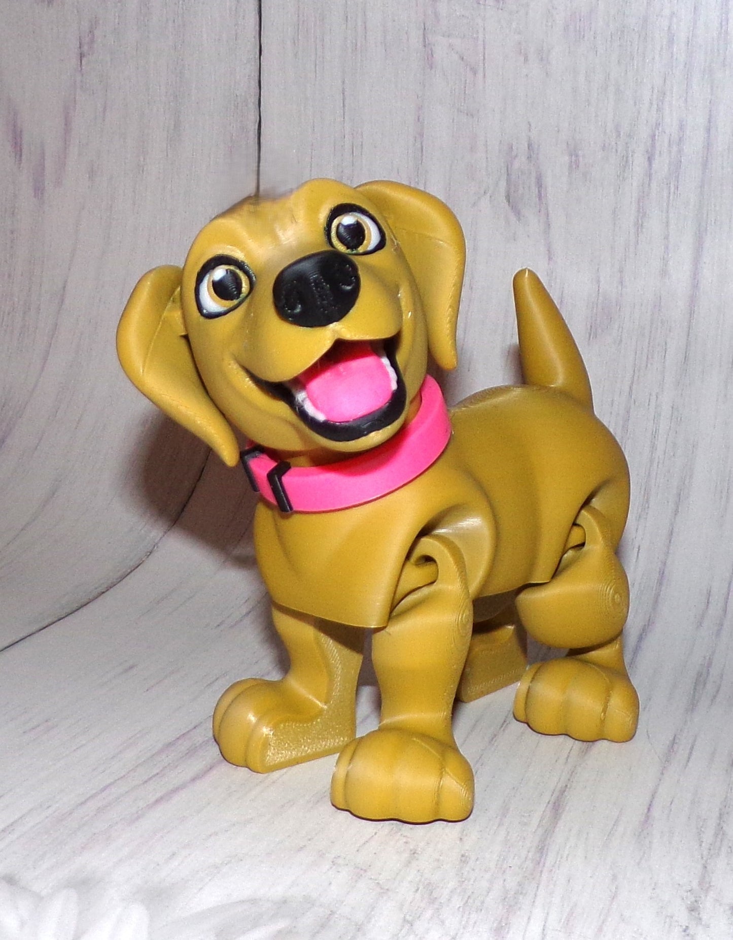 Labrador  3D Printed Articulated Figurine - Wonderland 3D Printing 