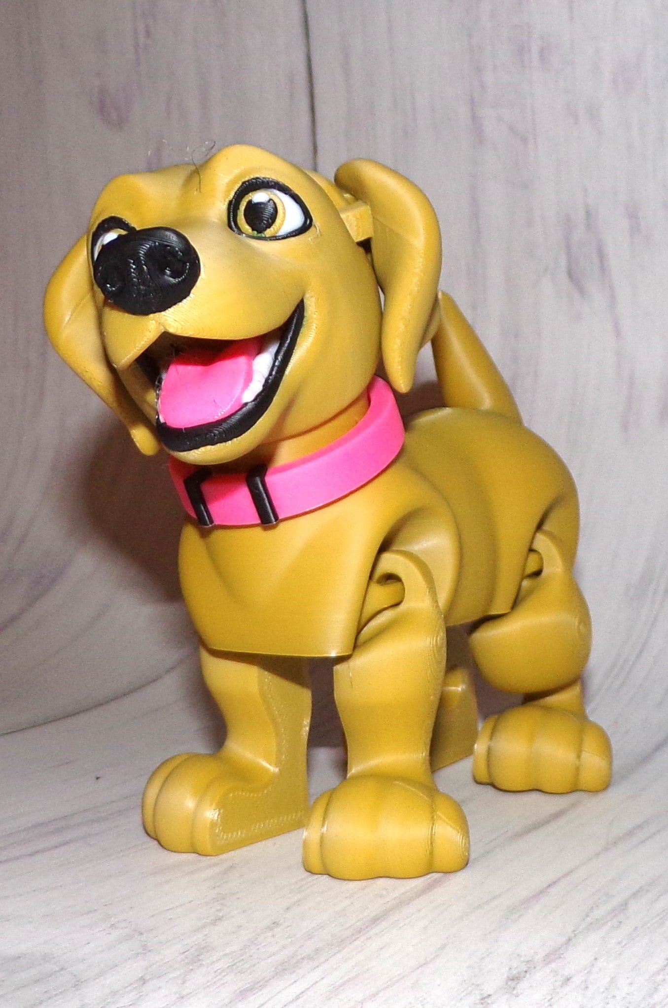 Labrador  3D Printed Articulated Figurine - Wonderland 3D Printing 