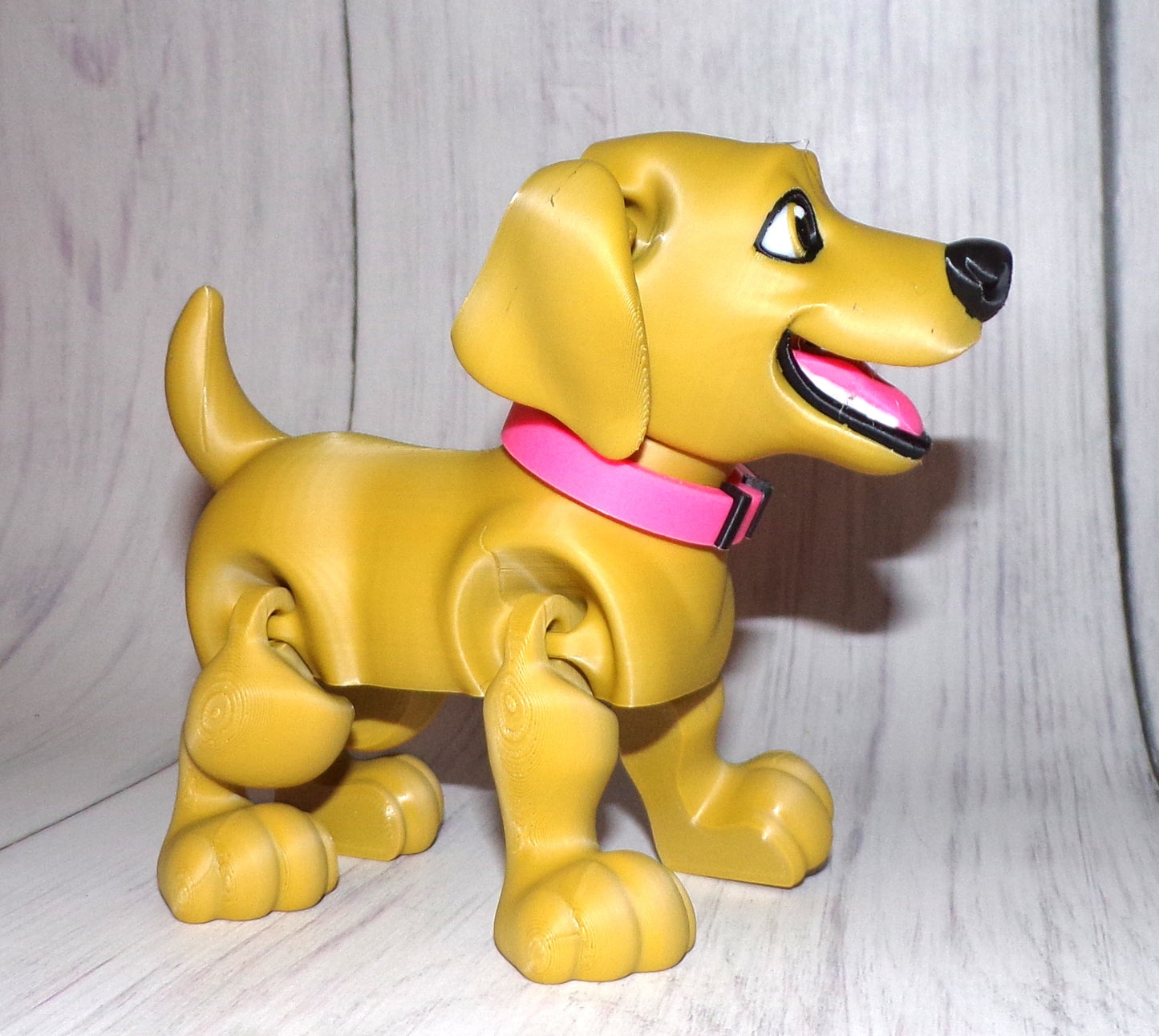 Labrador  3D Printed Articulated Figurine - Wonderland 3D Printing 