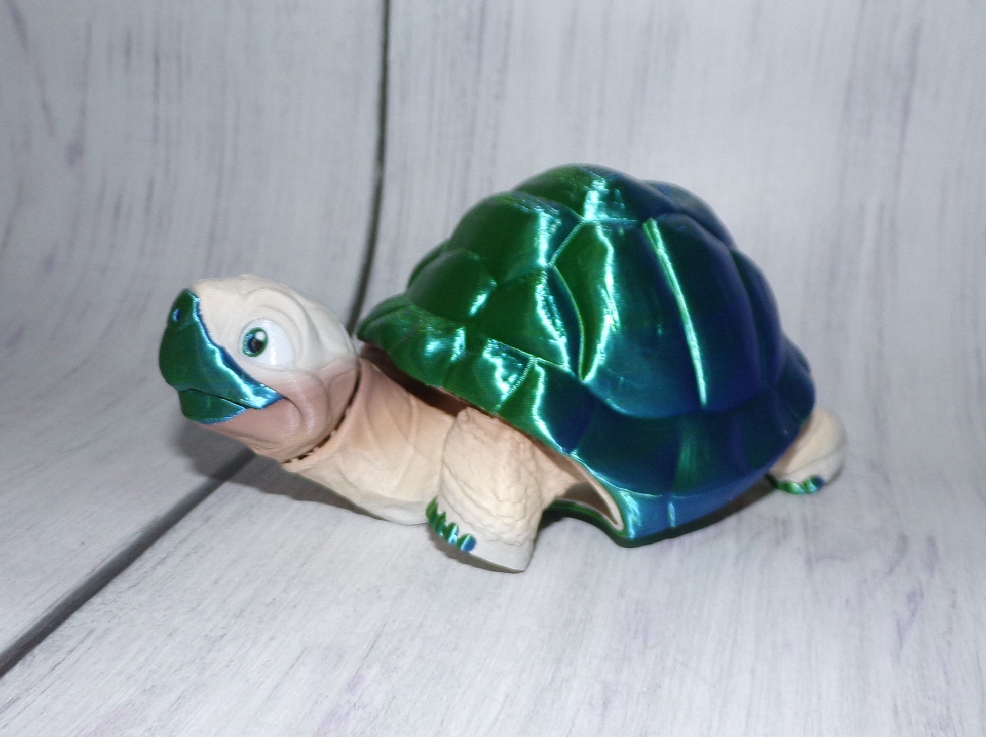 Tortoise 3D Printed Articulated Figurine - Wonderland 3D Printing 