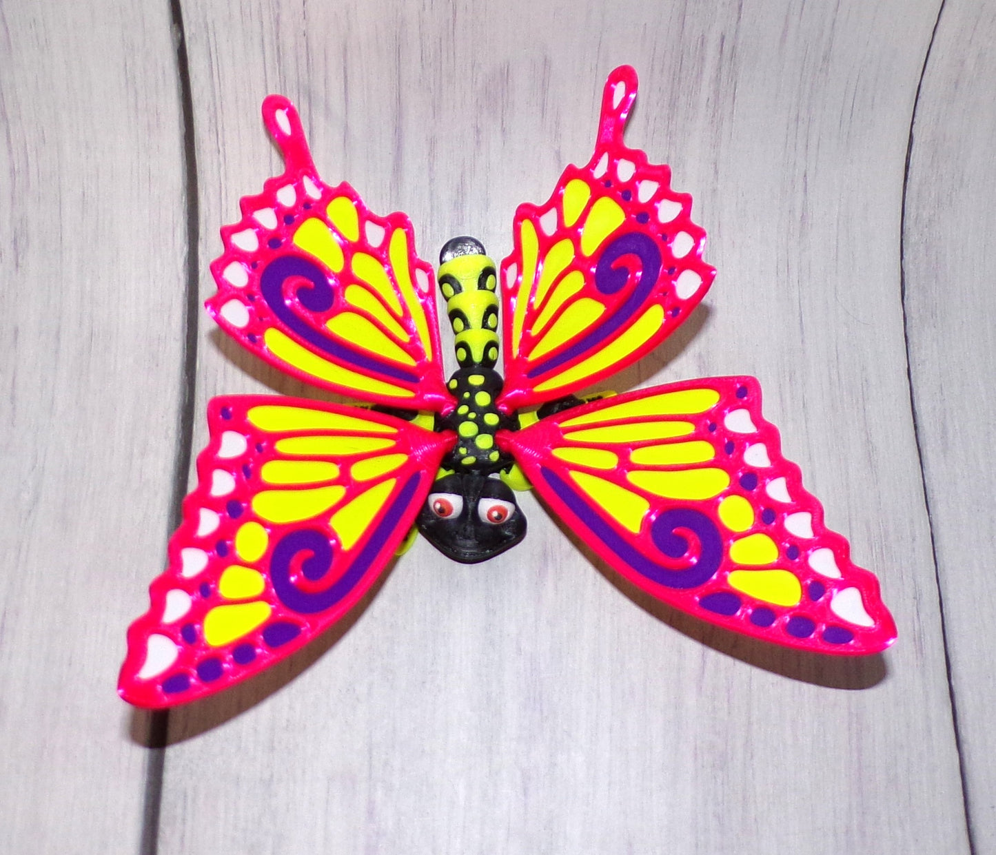 Butterfly:3D Printed, Fully Articulated Butterfly - Wonderland 3D Printing 