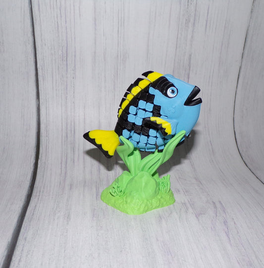 Blue Tang Articulated 3d Printed Figurine - Wonderland 3D Printing 