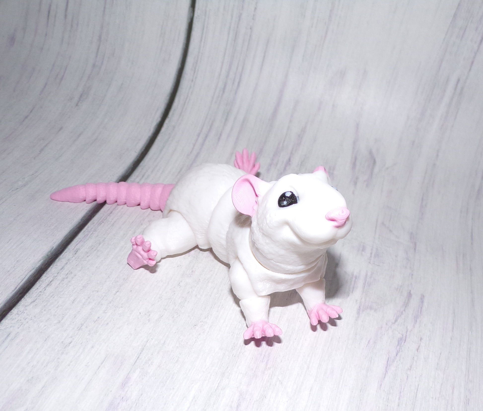 Rat: 3D Printed Articulated - Wonderland 3D Printing 