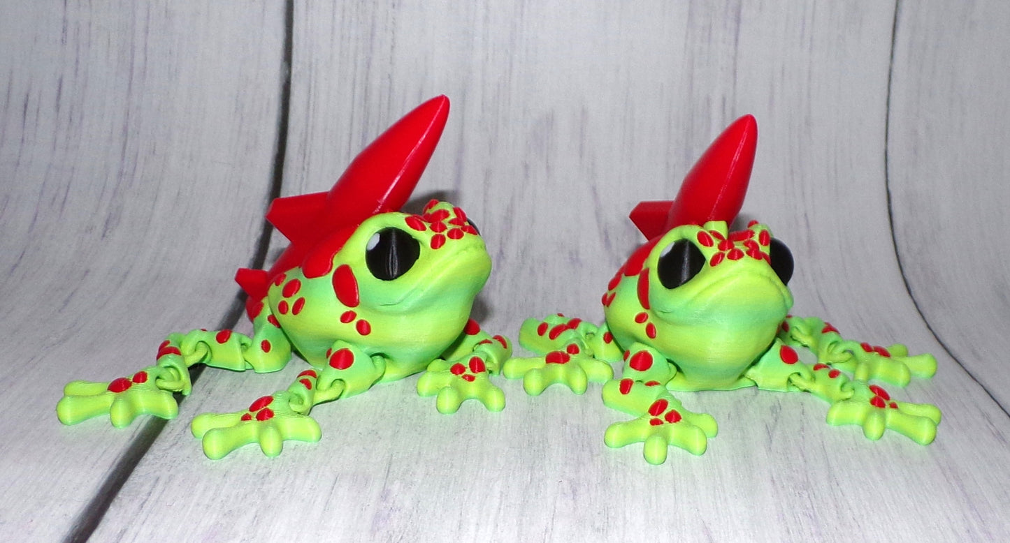 Missile Toad: 3D Printed Articulated Fidget Toy - Wonderland 3D Printing 