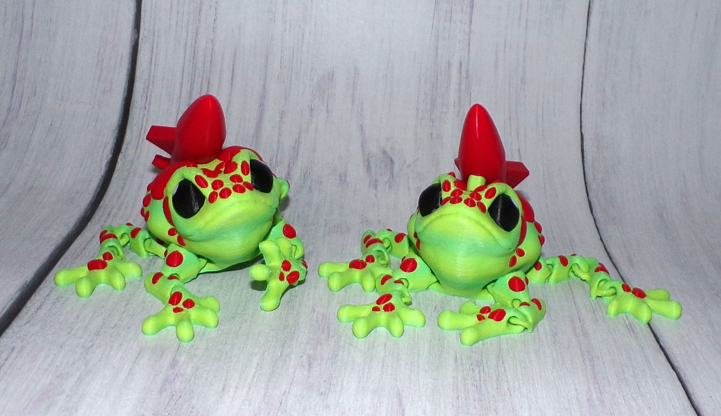 Missile Toad: 3D Printed Articulated Fidget Toy - Wonderland 3D Printing 