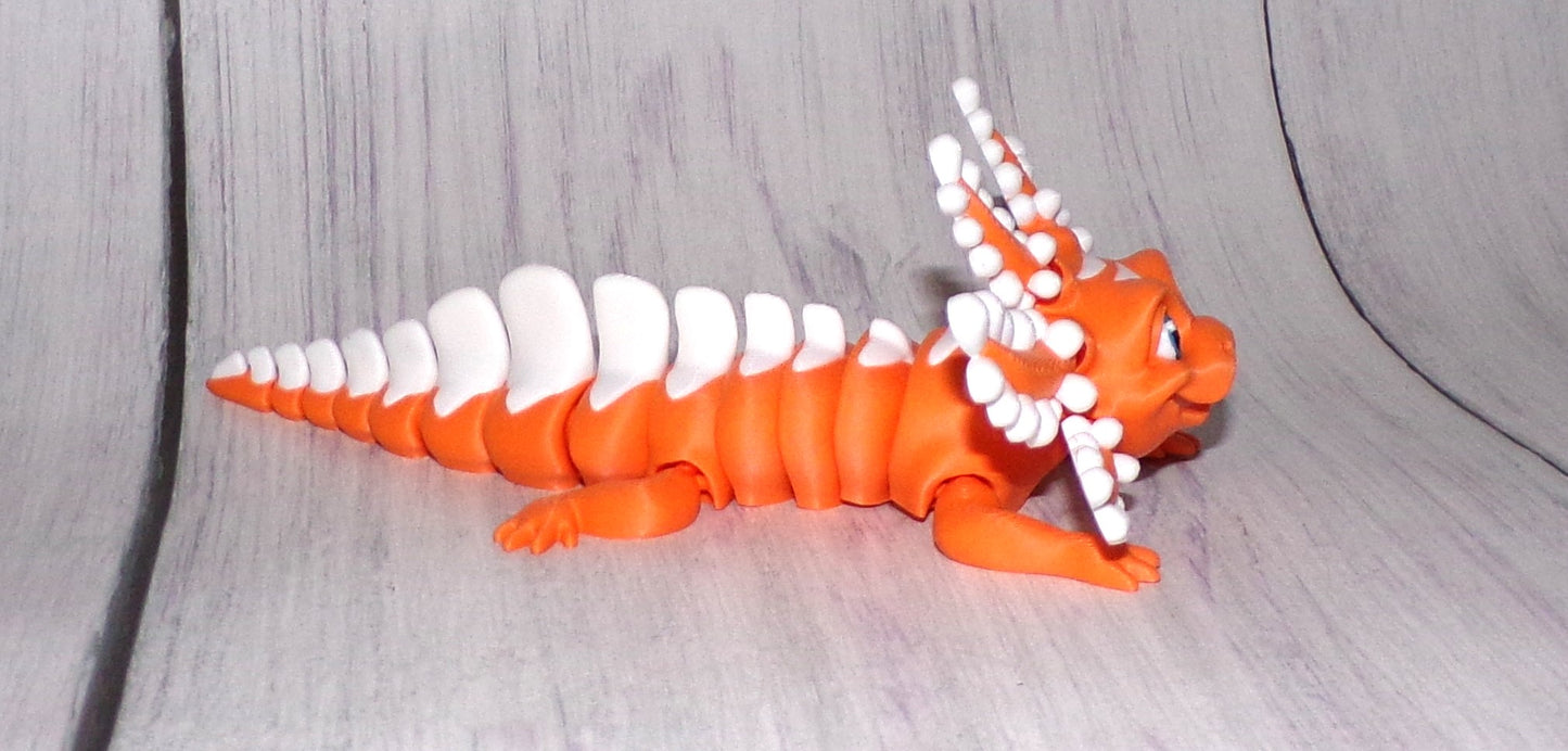 Dany Candy Axolotl Articulated 3d Printed Figurine