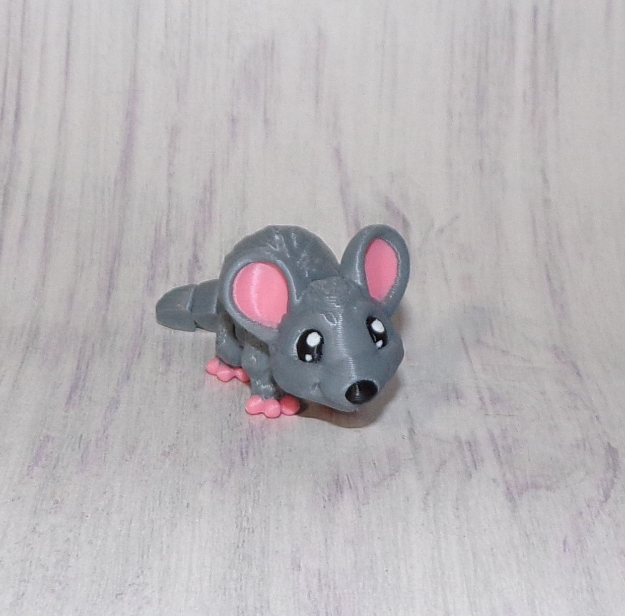 Tiny Mouse 3D Printed Articulated Figurine