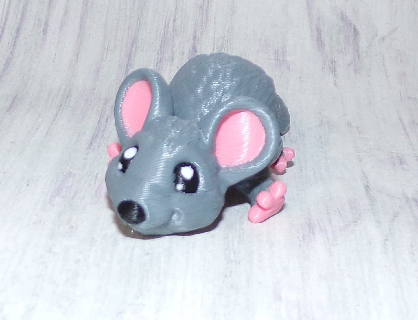 Tiny Mouse 3D Printed Articulated Figurine