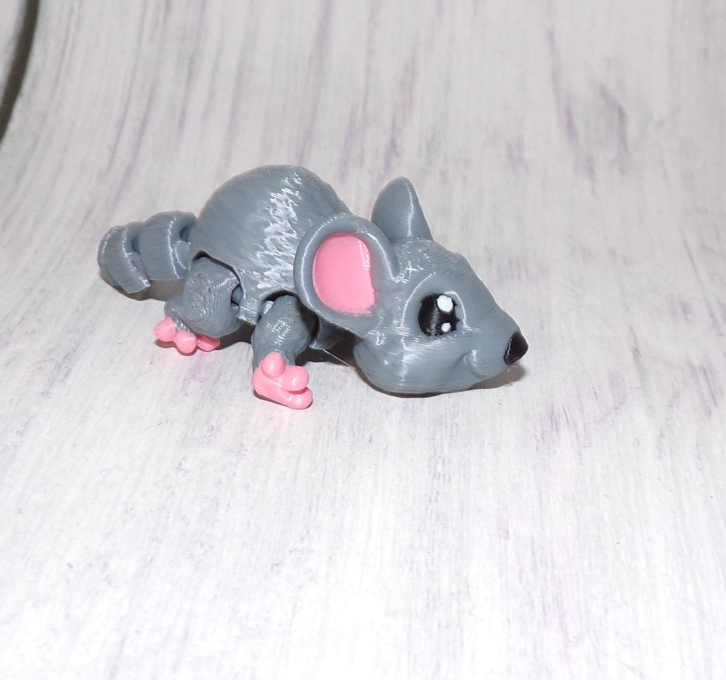 Tiny Mouse 3D Printed Articulated Figurine