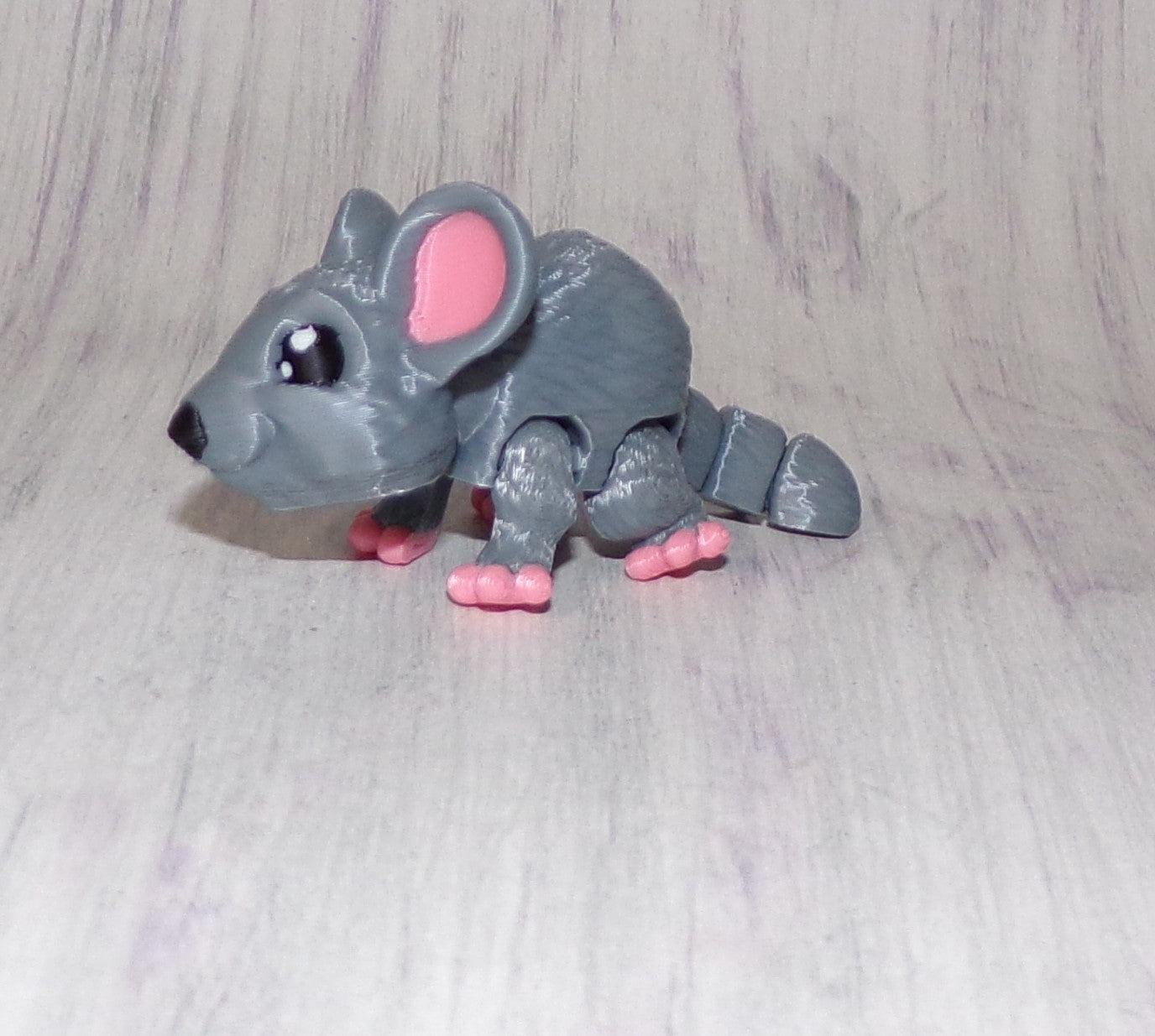 Tiny Mouse 3D Printed Articulated Figurine