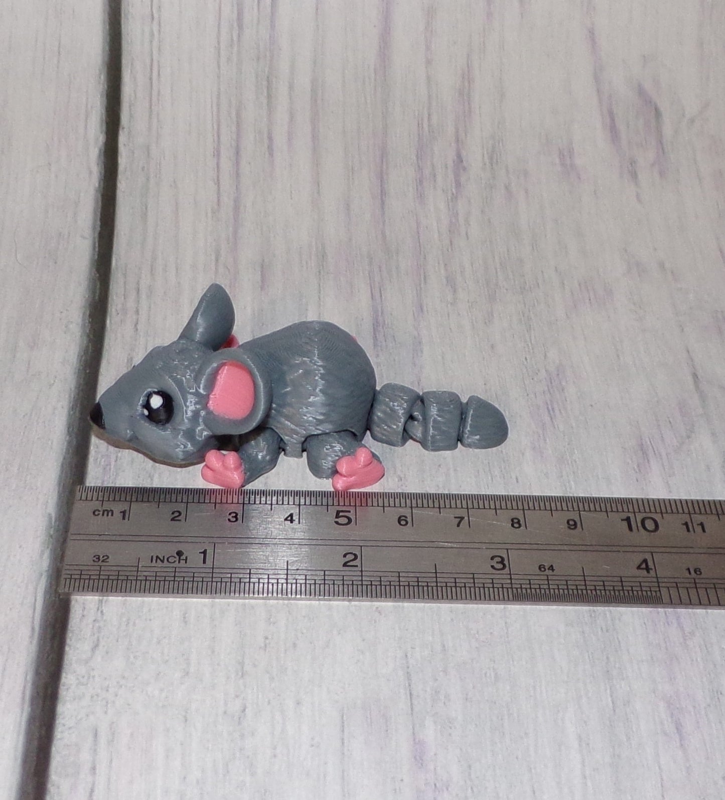 Tiny Mouse 3D Printed Articulated Figurine