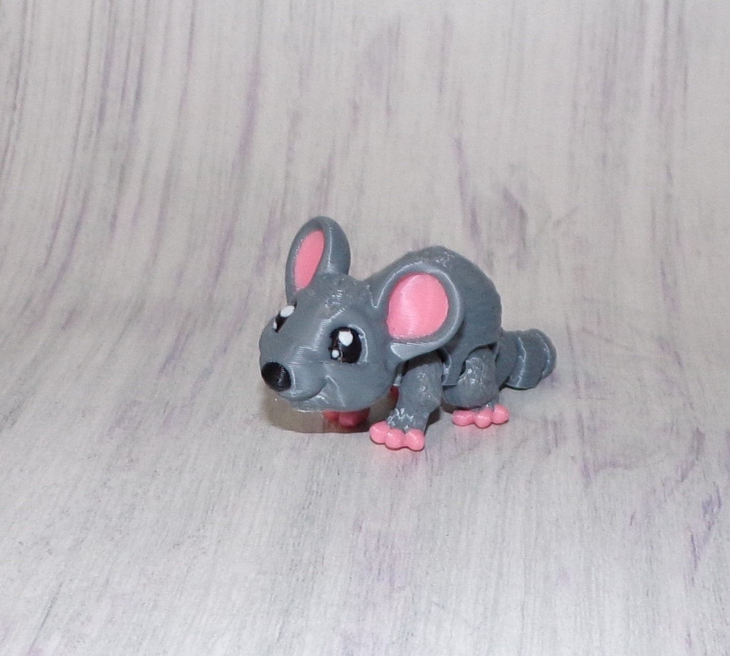 Tiny Mouse 3D Printed Articulated Figurine