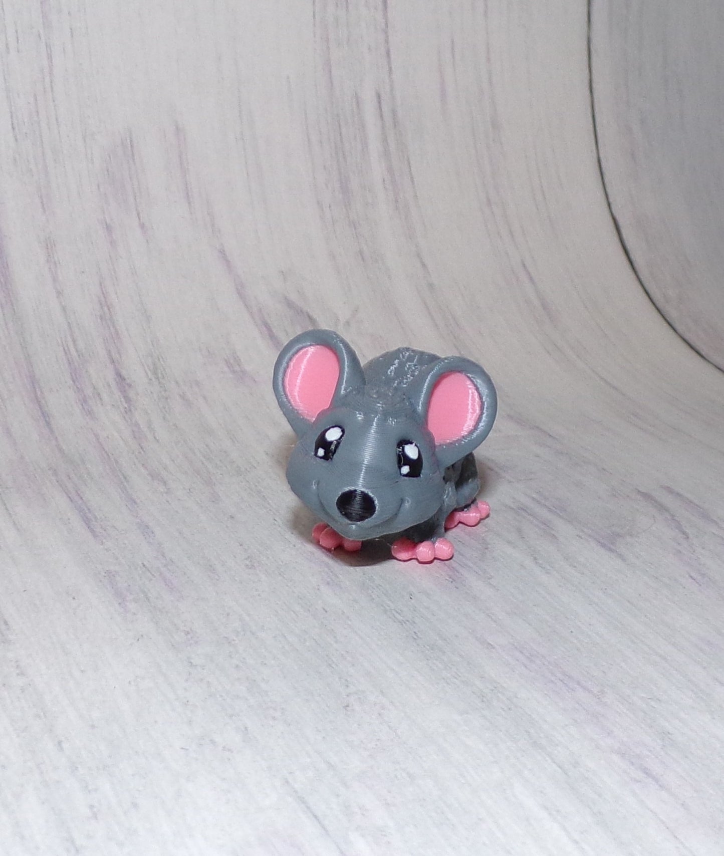 Tiny Mouse 3D Printed Articulated Figurine