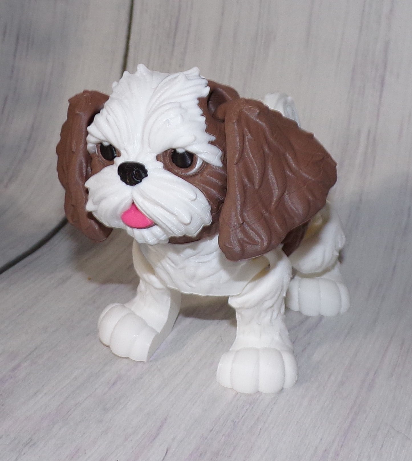 Shih Tzu 3D Printed Articulated Figurine