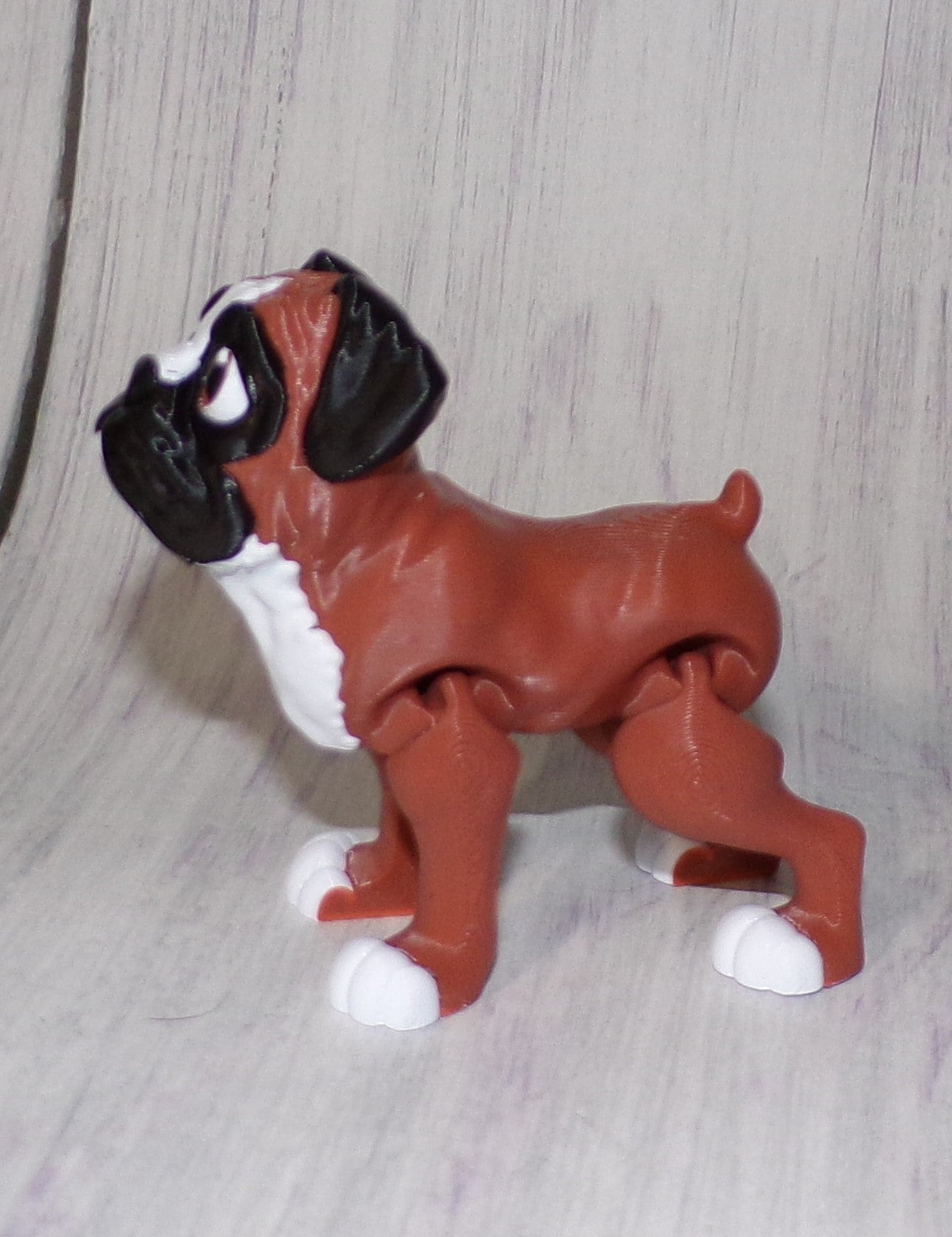 Boxer 3D Printed Articulated Figurine