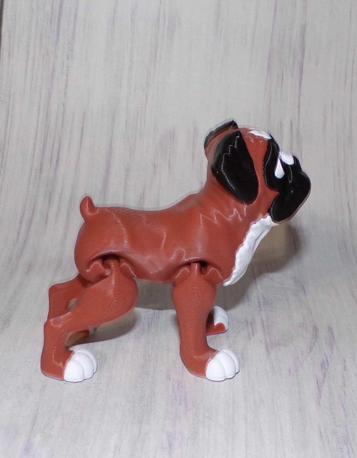 Boxer 3D Printed Articulated Figurine