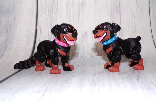 Rottweiler:3D Printed Articulated Figurine