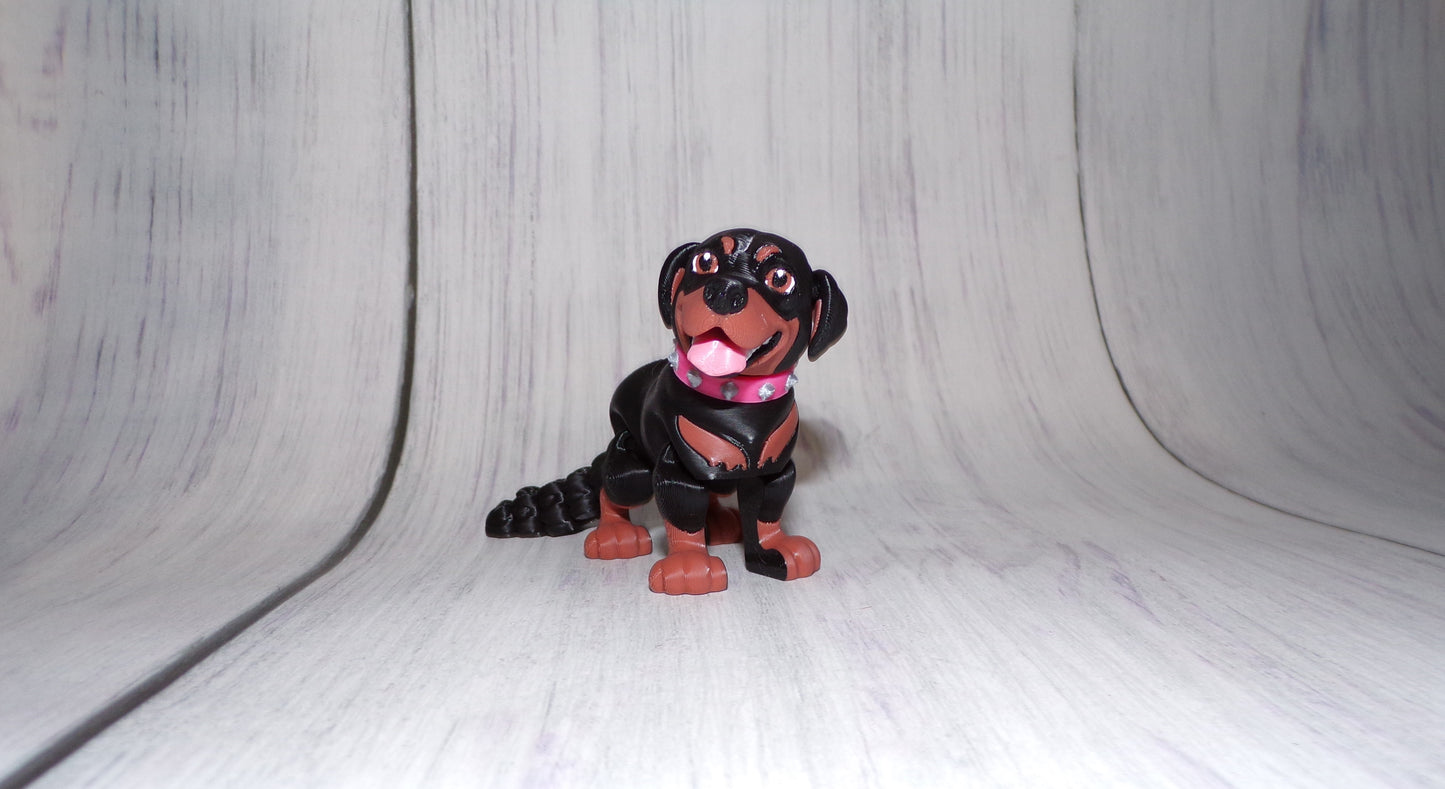 Rottweiler:3D Printed Articulated Figurine