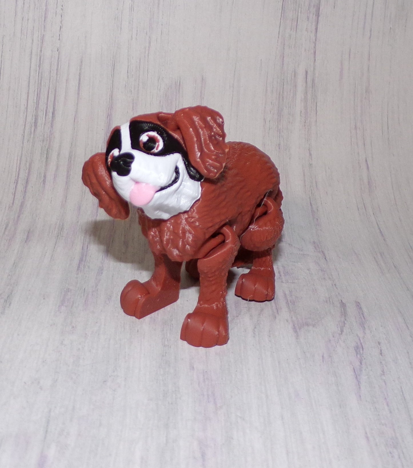 St Bernard 3D Printed Articulated Figurine