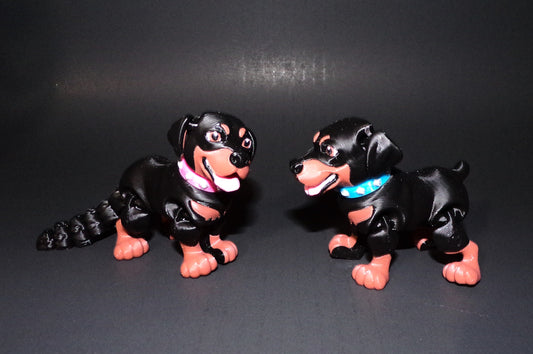 Rottweiler:3D Printed Articulated Figurine