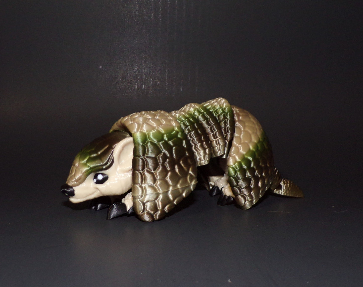 Armadillo Articulated 3d Printed Figurine