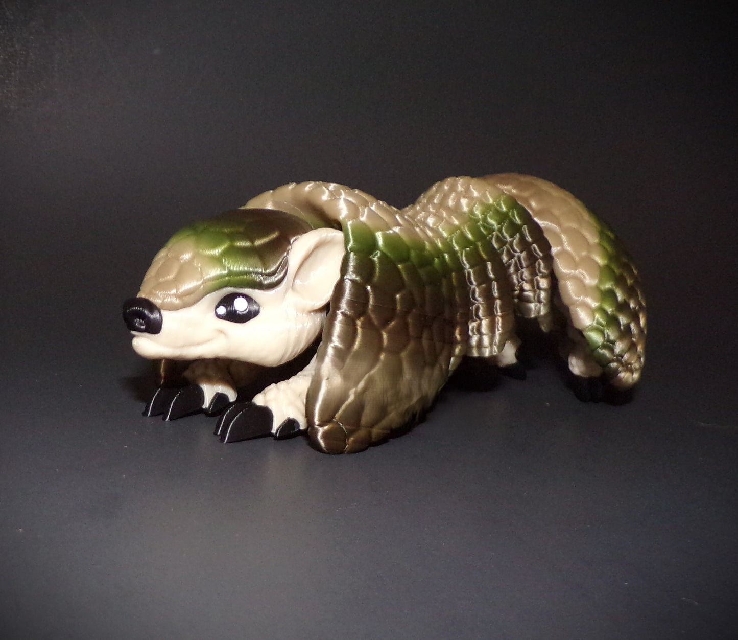 Armadillo Articulated 3d Printed Figurine