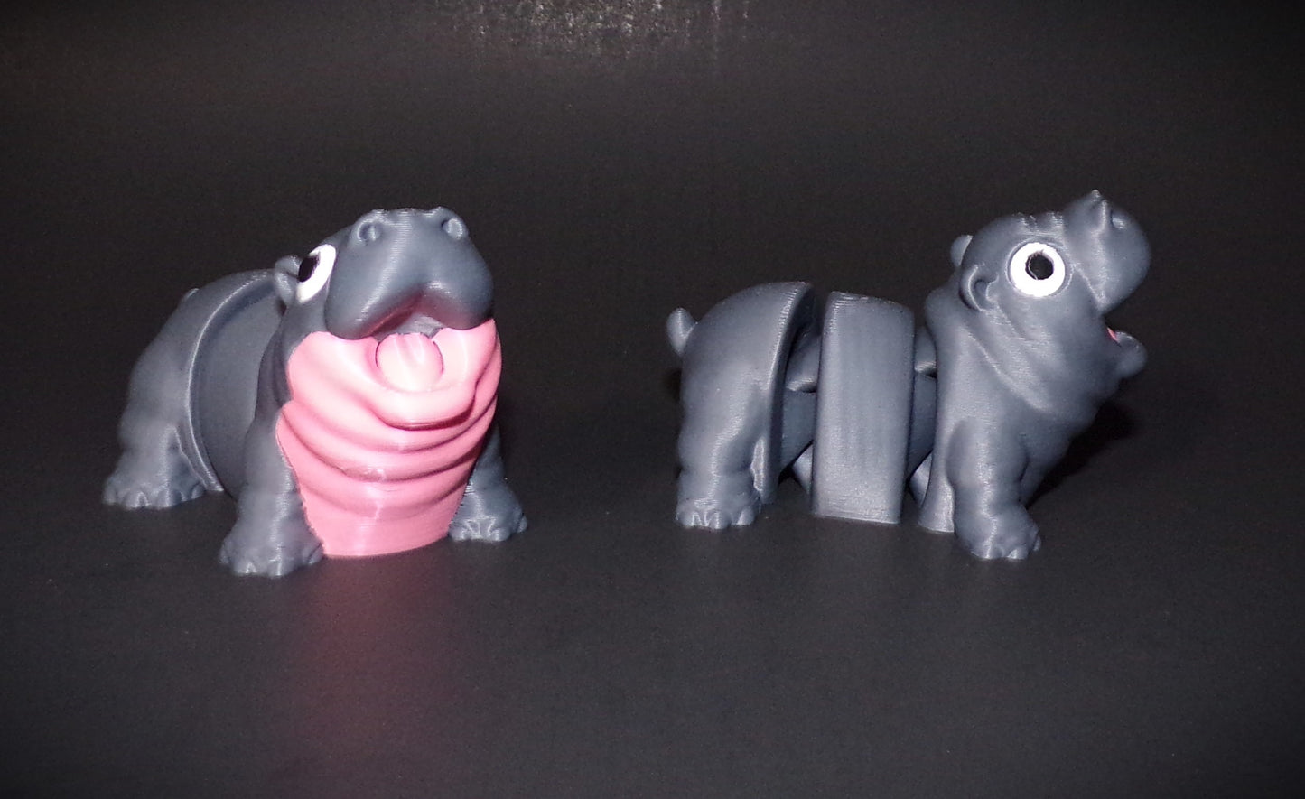 Hippo 3D Printed Articulated Figurine