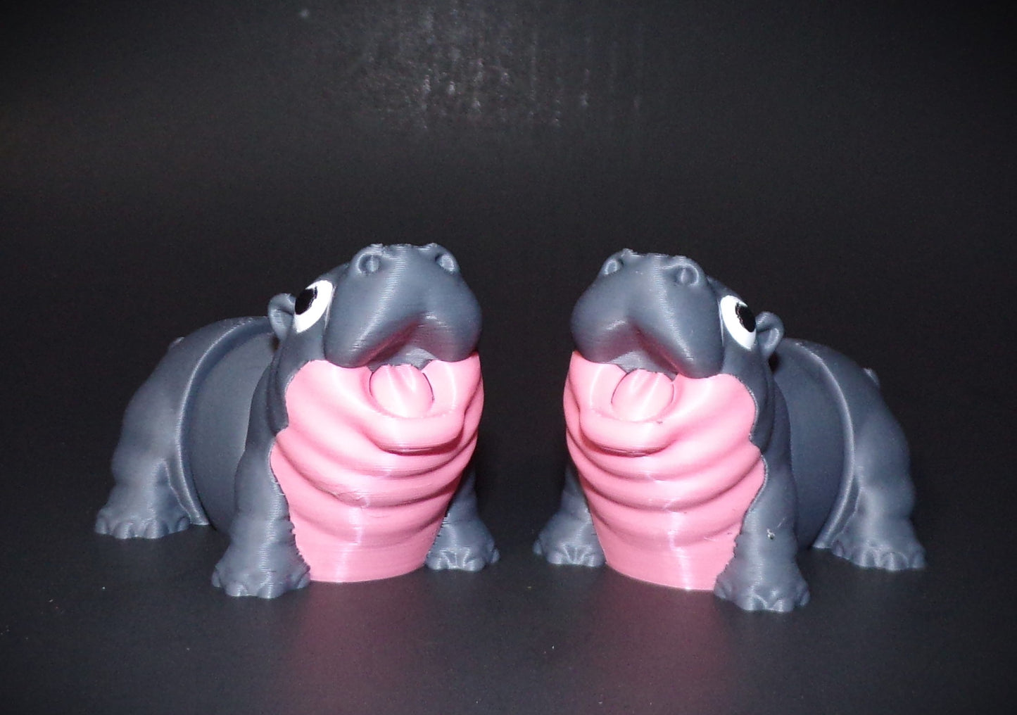 Hippo 3D Printed Articulated Figurine