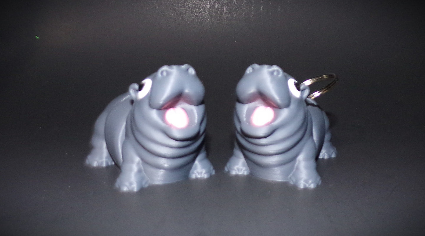 Hippo 3D Printed Articulated Figurine