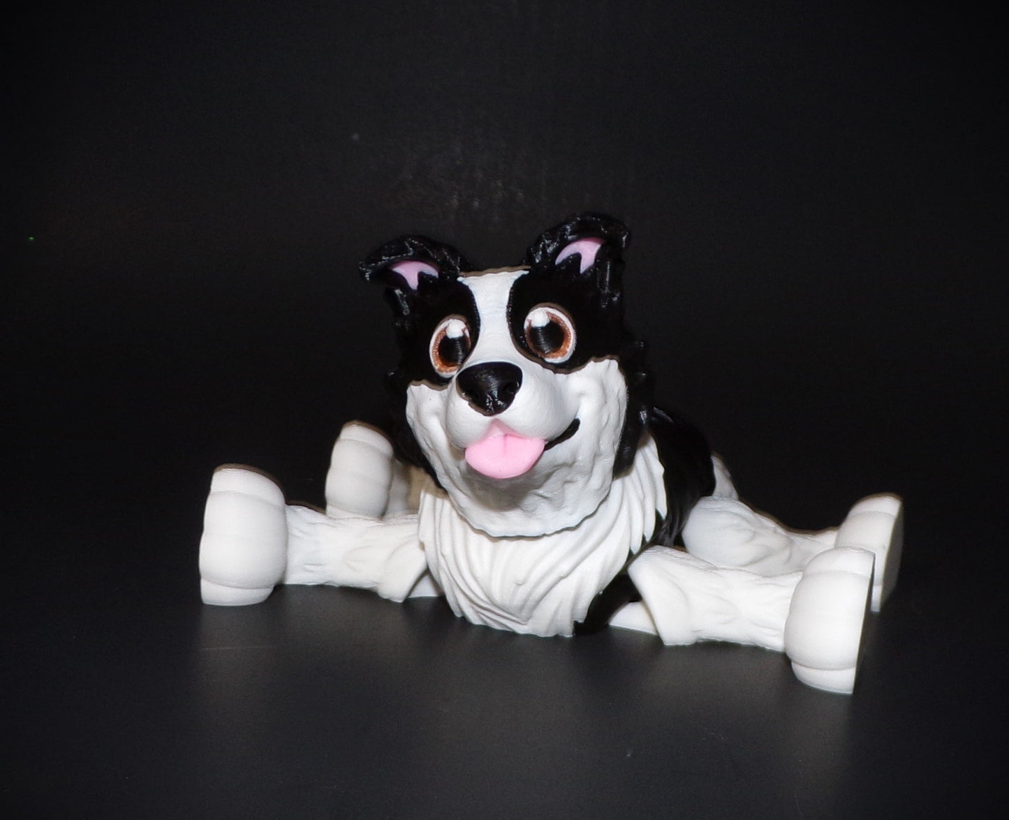 Border Collie 3D Printed Articulated Figurine