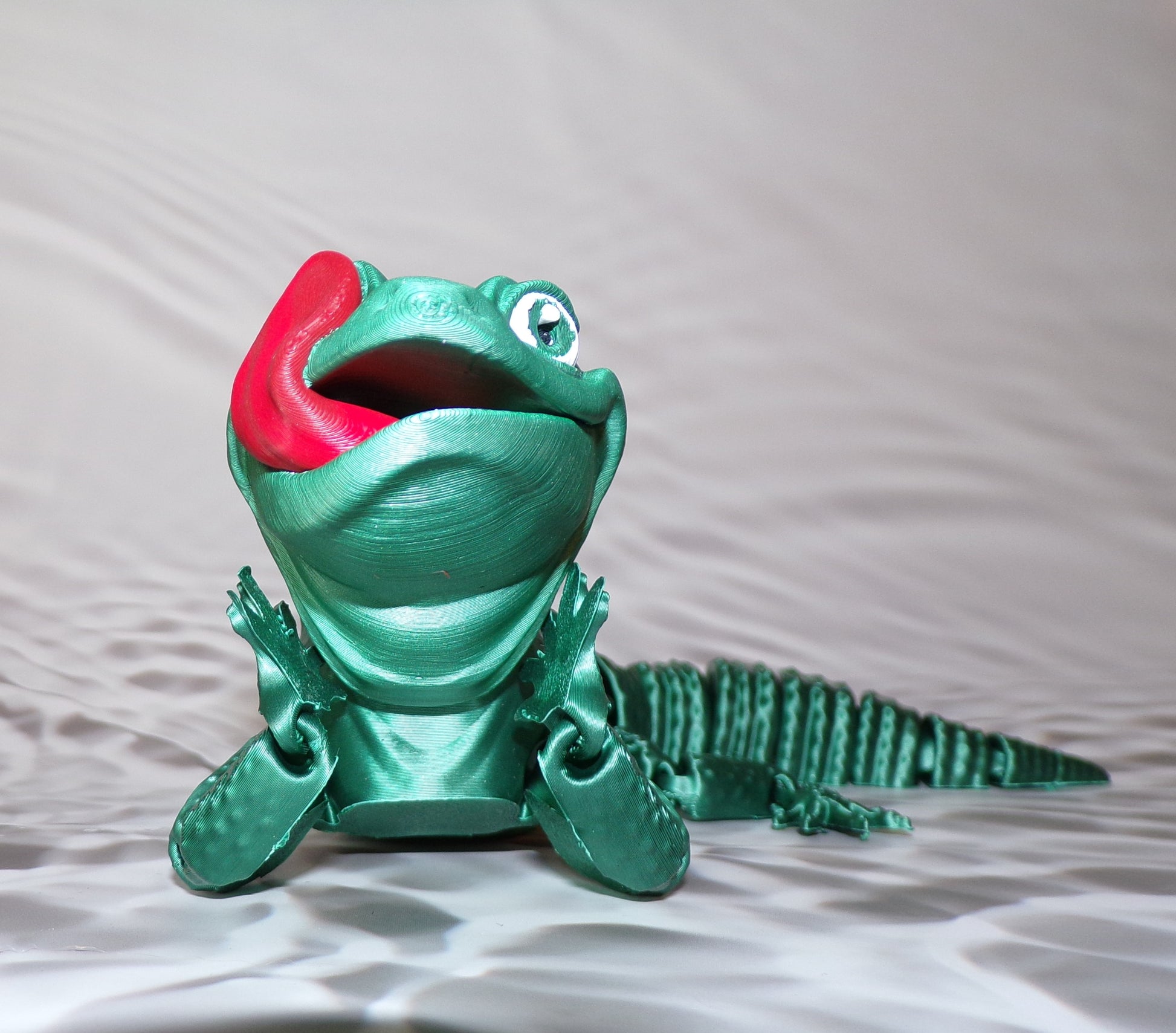 Licking Gecko - Wonderland 3D Printing 